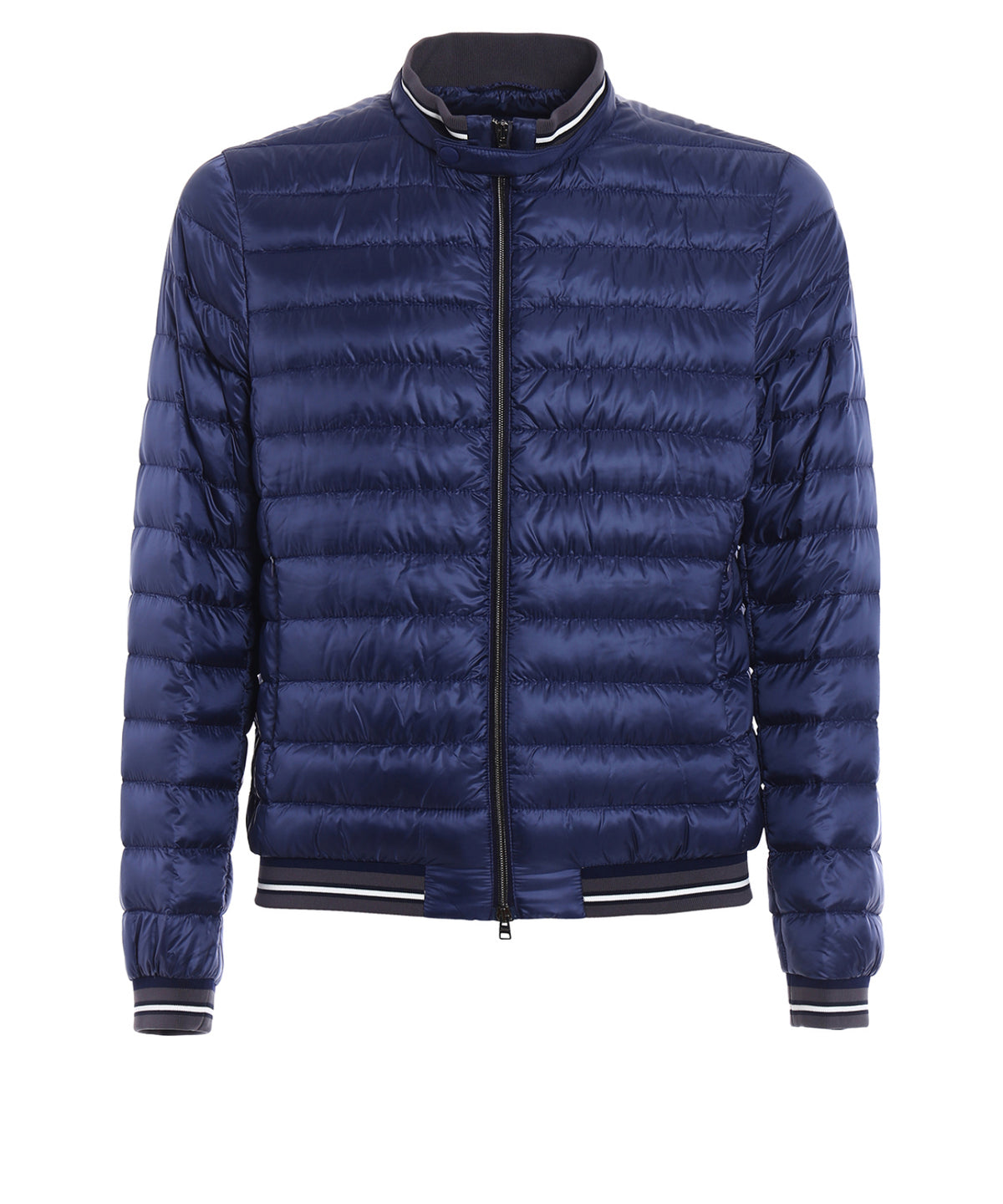 Herno Lightweight dawn feathers blue down bomber jacket Size 52 men