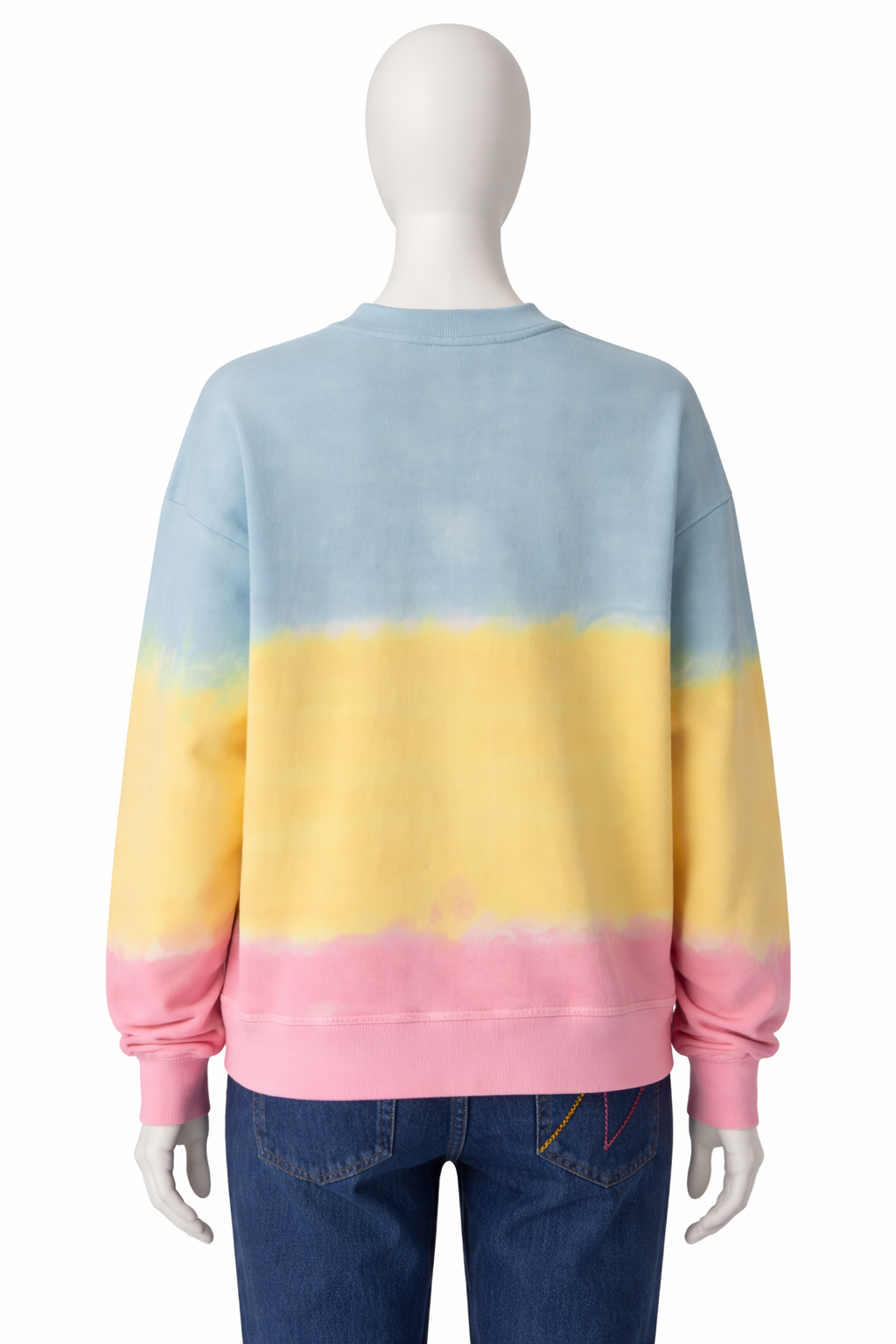 Mira Mikati Embroidered Penguin Tie Dyed Sweatshirt size M medium ladies