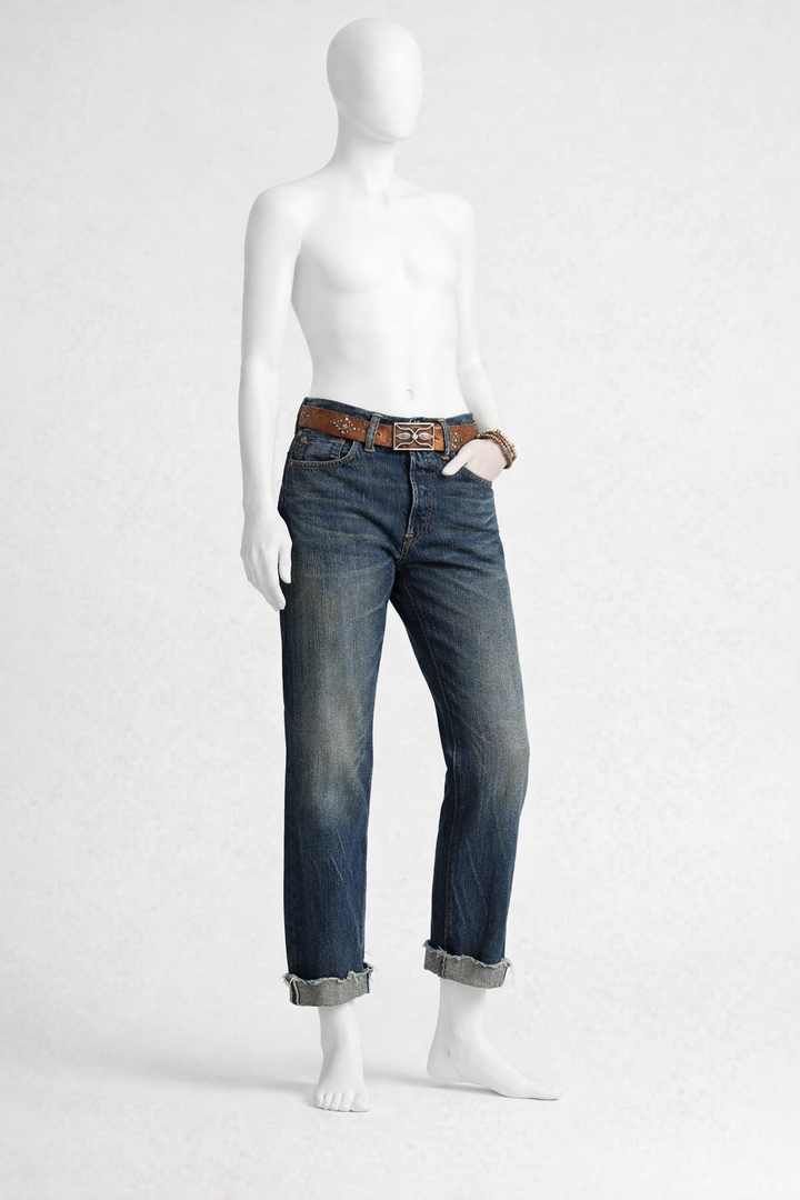 Ralph Lauren Double RL - Boy Fit Straight Jean Denim Jeans Size 29 ladies