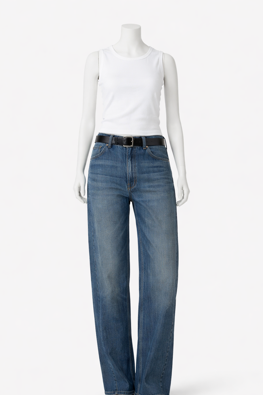 Zara BAGGY BARREL MID-WAIST JEANS Size M MEDIUM LADIES