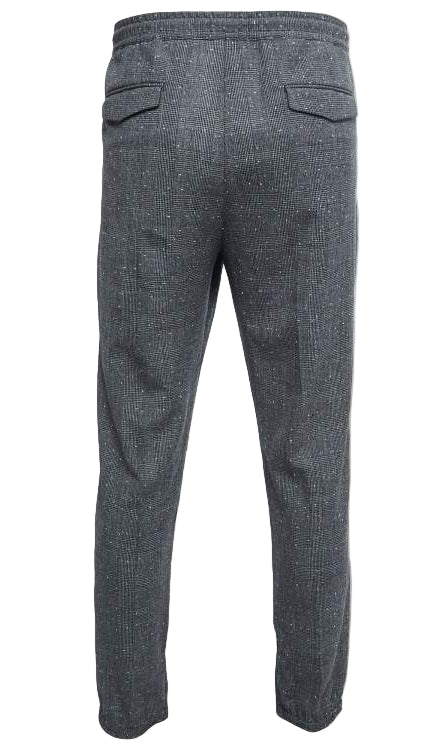 Dior Grey Checked Virgin Wool & Mohair Jogger Pants Trousers Size 50 MEN