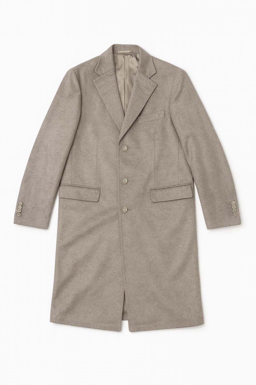 BOGGI Single-breasted coat in cashmere silk & wool size 48 Men