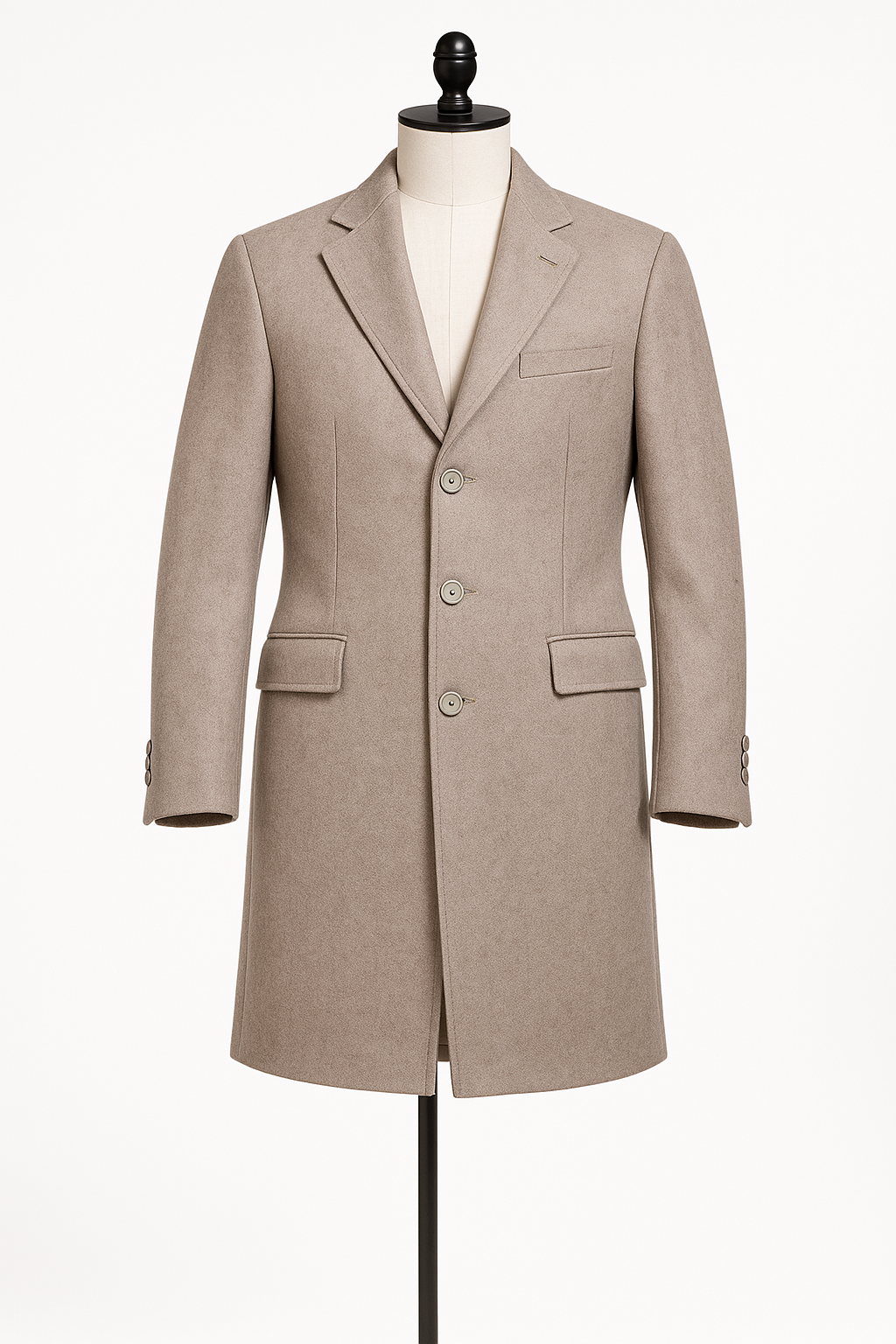 BOGGI Single-breasted coat in cashmere silk & wool size 48 Men