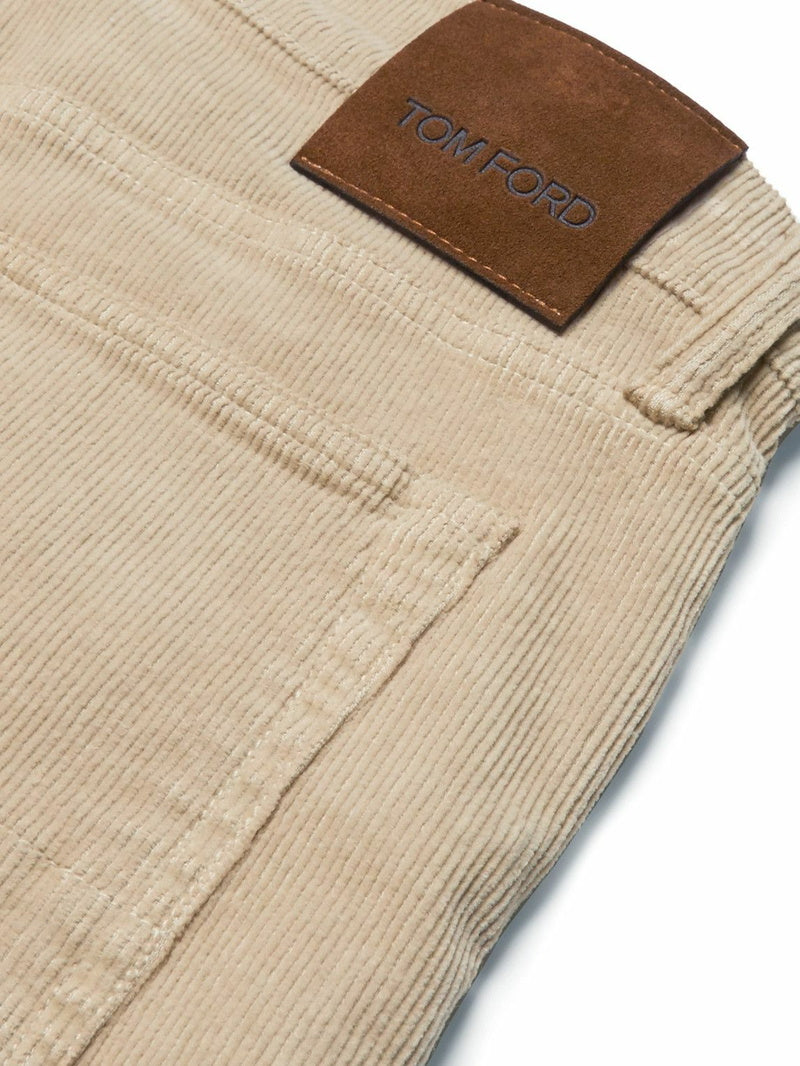 TOM FORD - Slim-Fit Stretch-Cotton Corduroy Trousers size 33 Men