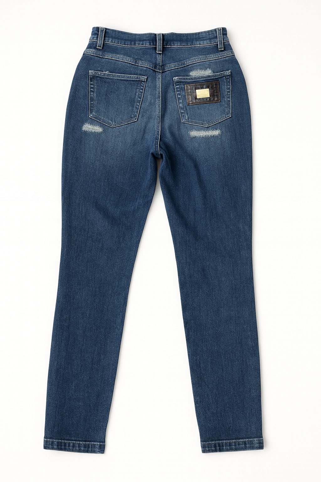 Dolce & Gabbana Grace high waisted distressed skinny jeans denim Size I 42 UK 10 US 6 ladies