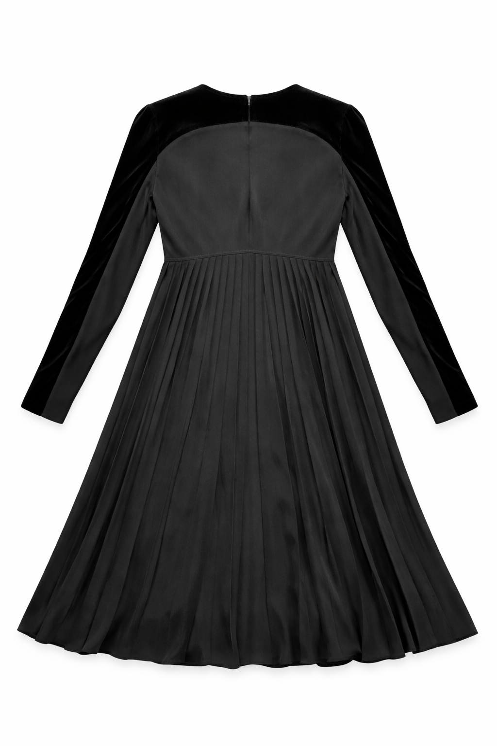 Valentino Black Silk Velvet Dress size I 40 UK 8 US 4 ladies