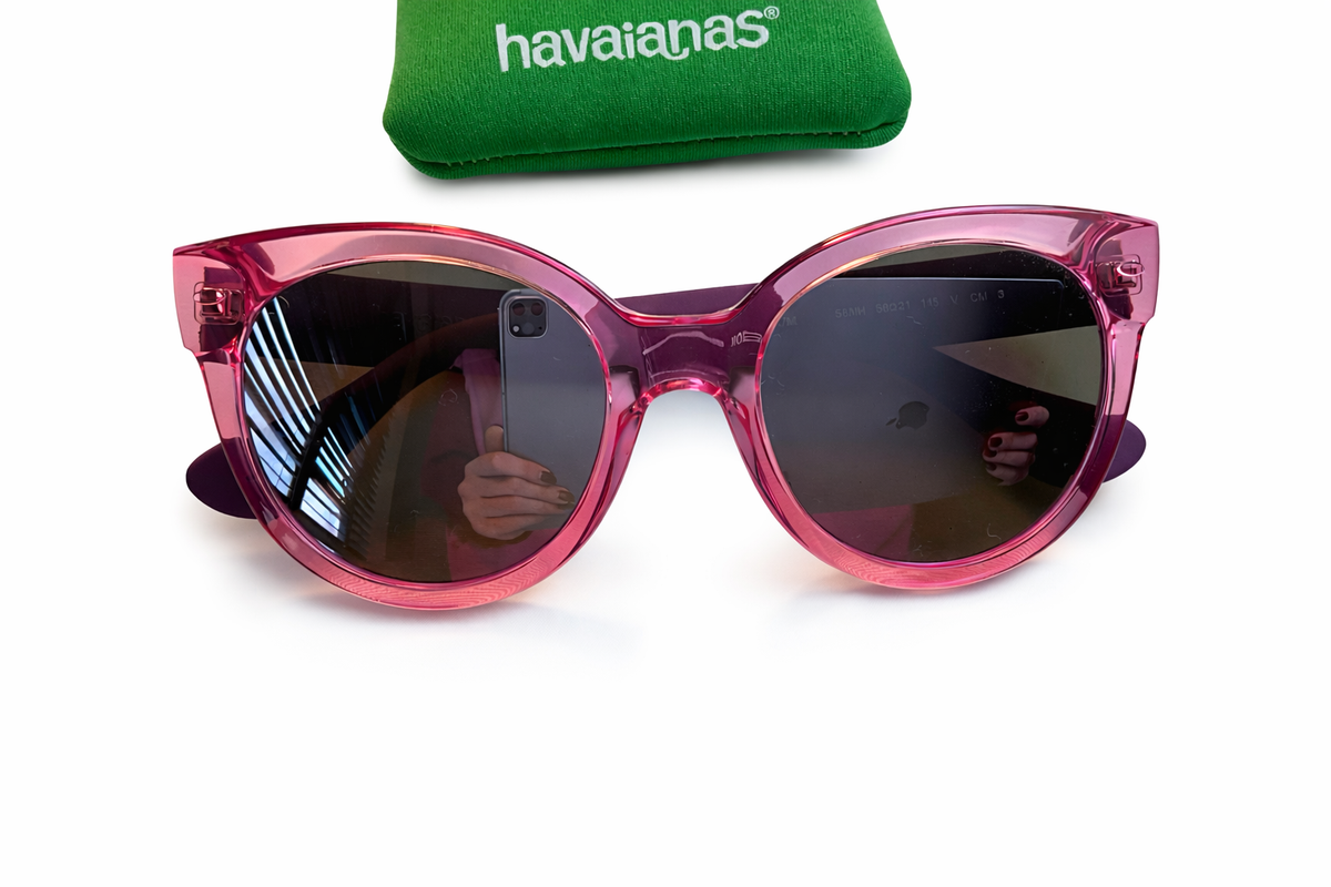 Havaianas Women's Noronha/M Gradient Pink Mirror Sunglasses ladies