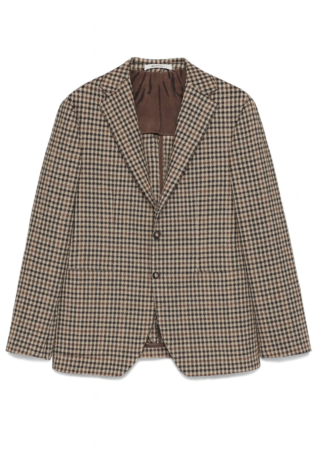 De Fursac houndstooth-pattern wool blazer jacket size 48 men