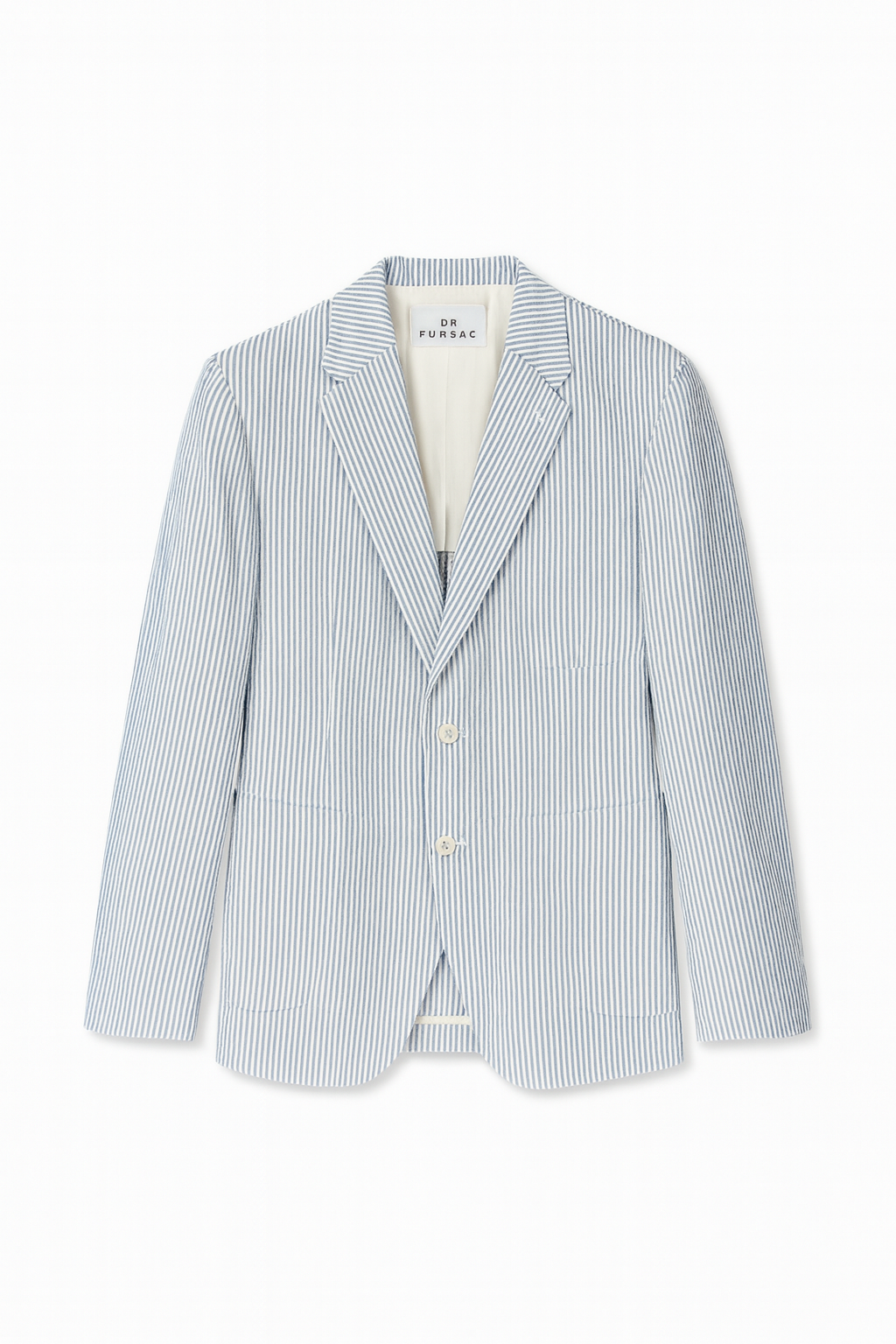 DE FURSAC STRIPS PATTERN BLAZER JACKET SIZE 50 MEN