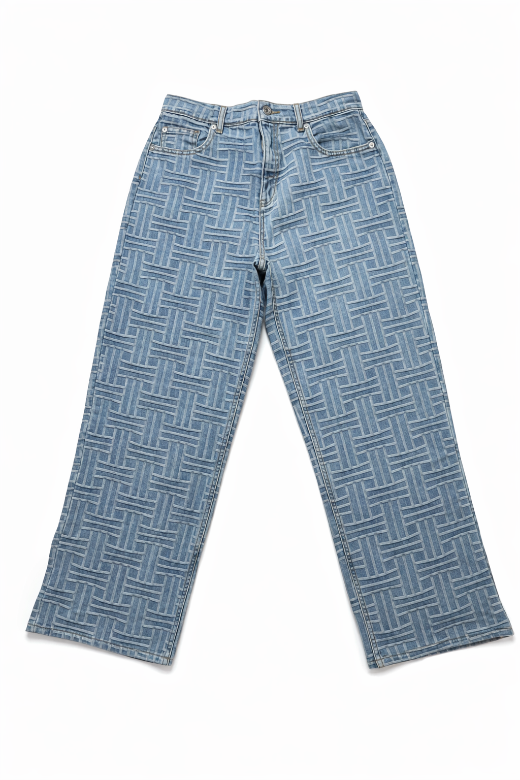 Kenzo Jacquard Japanese Jeans size 29 ladies