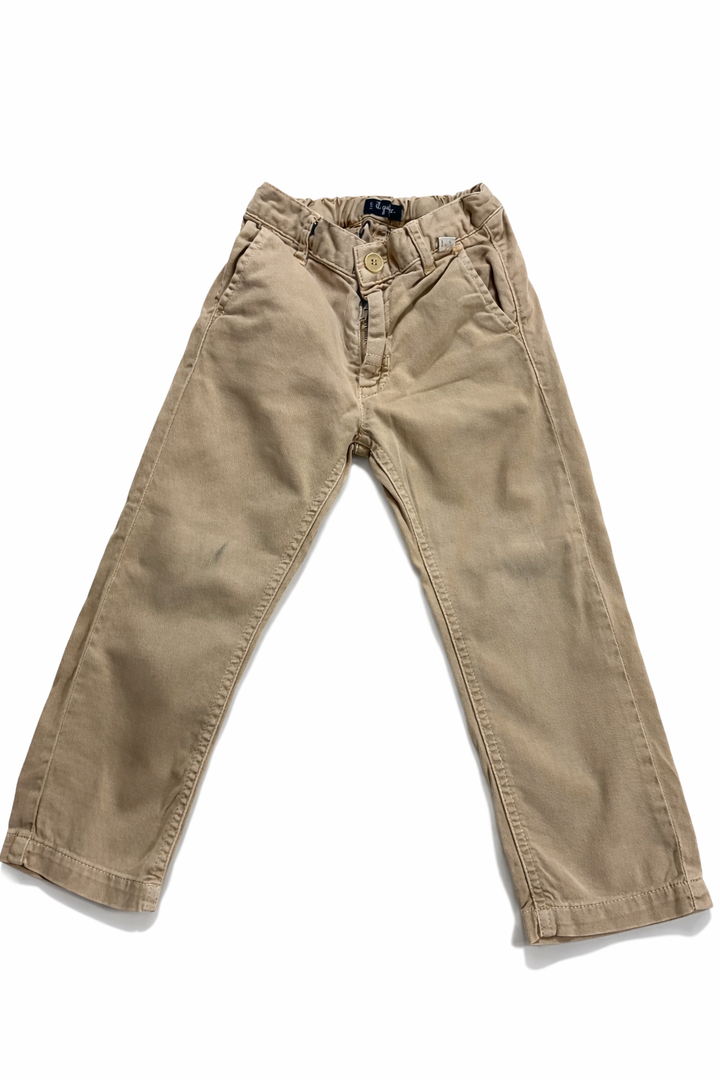 IL GUFO BOYS' BEIGE AMAZING PANTS TROUSERS SIZE 3 YEARS CHILDREN