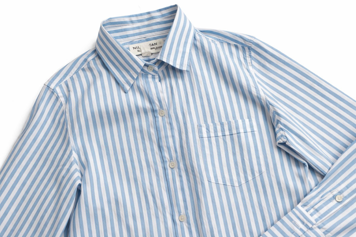 Nili Lotan Striped Long Sleeve Button-Up Shirt size XS ladies