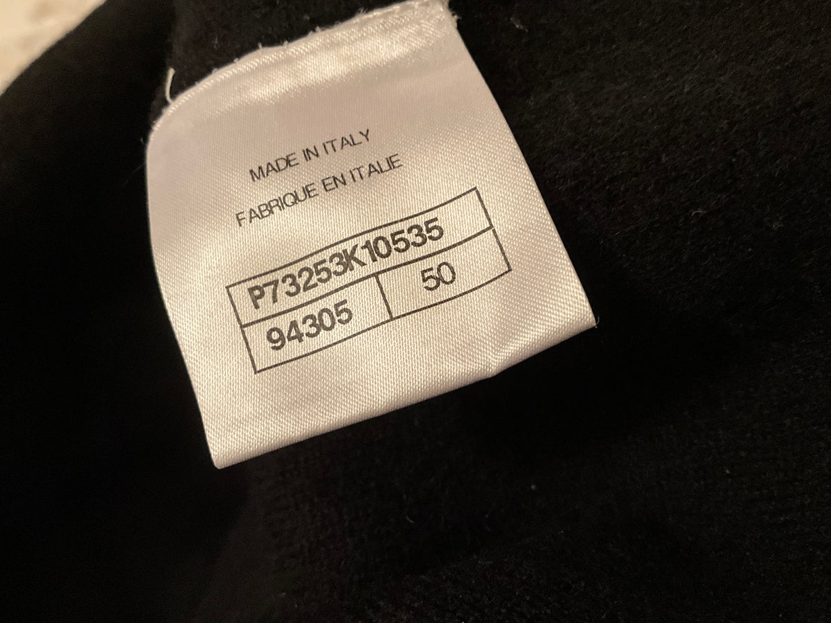 CHANEL Neige CC Pearl Cashmere Sweater Jumper P73253K10535 Size 50 ladies