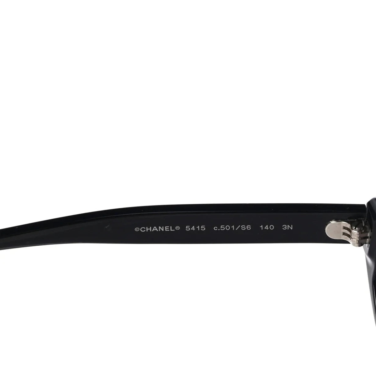 Chanel 2025 Acetate Oval Sunglasses 5415 Black ladies
