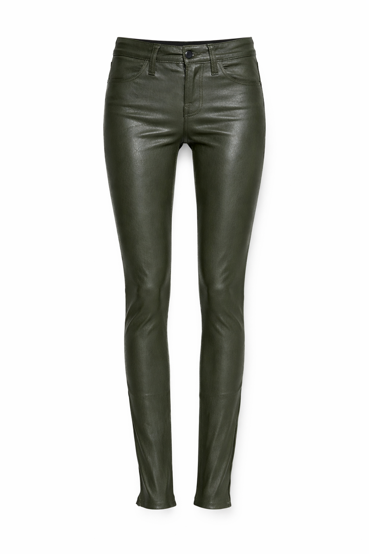 J BRAND Stretch-leather lambs leather skinny pants size 27 ladies