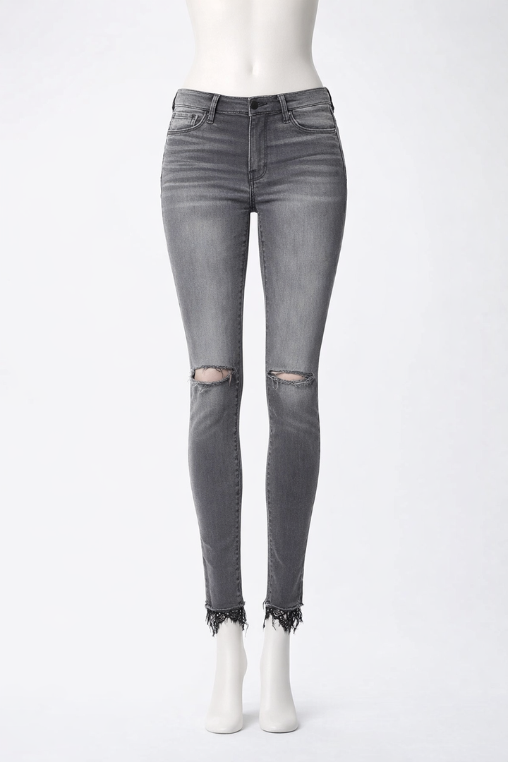 MOTHER High Waisted Looker Dagger Ankle Frat in A Luxury Saloon size 27 ladies