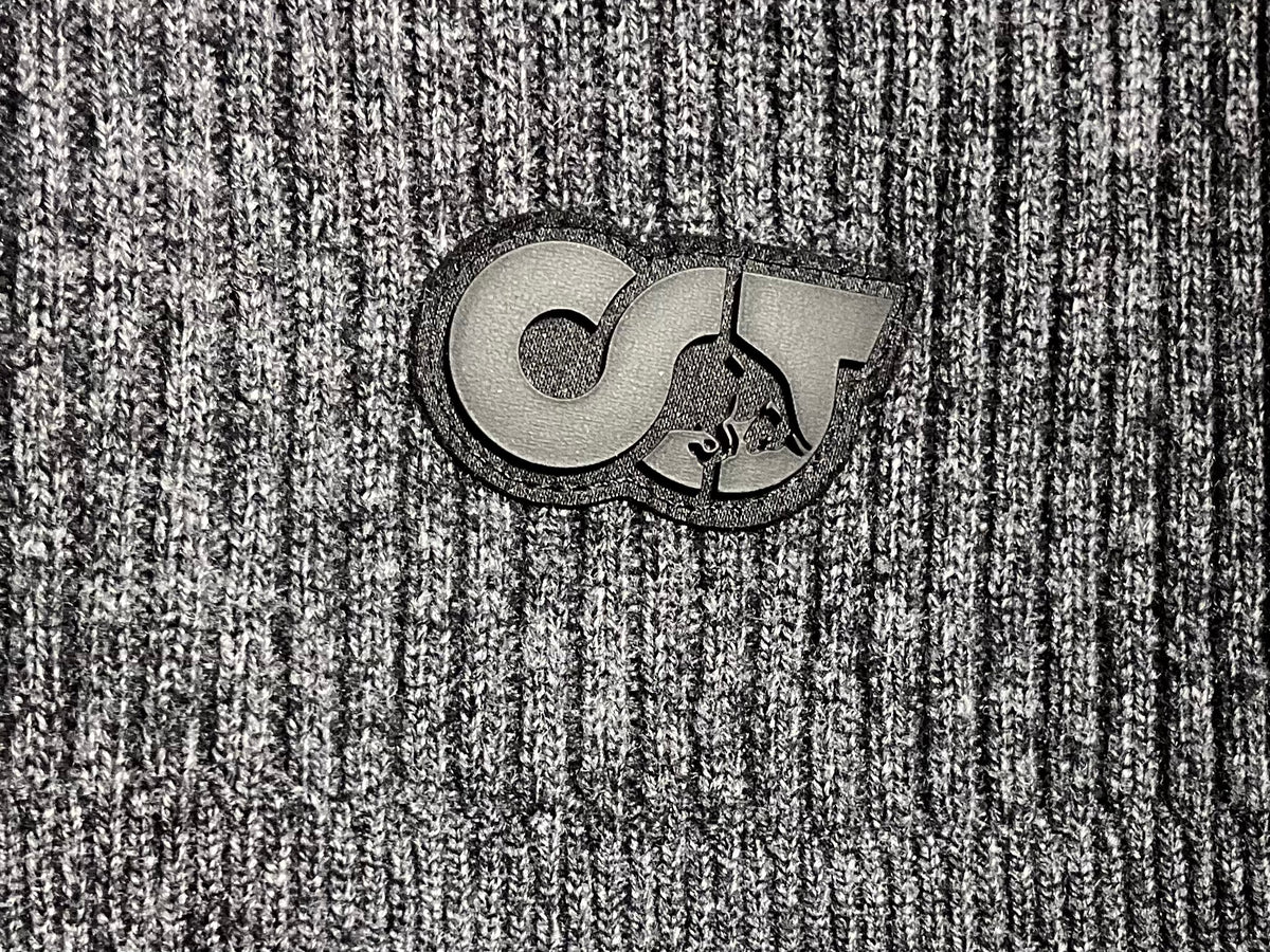 AlphaTauri Grey 3D Ribbed Knit Wool & Cashmere Jumper – Size S men