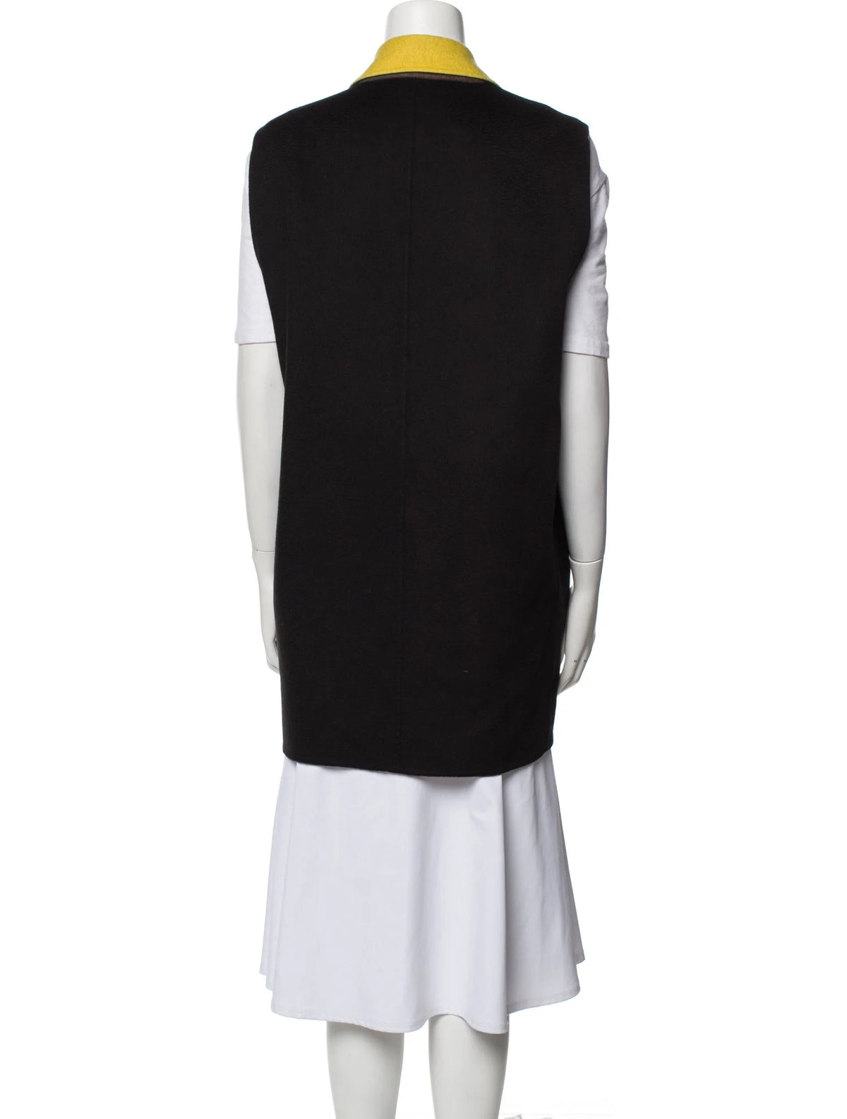 Marco de Vincenzo Cashmere and Wool Vest Sleeveless Coat Size I 38 XS ladies