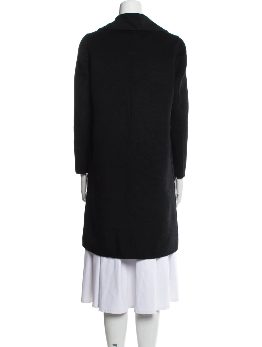 Michael Kors Black Wool Mid Length Coat Ladies – Afashionistastore