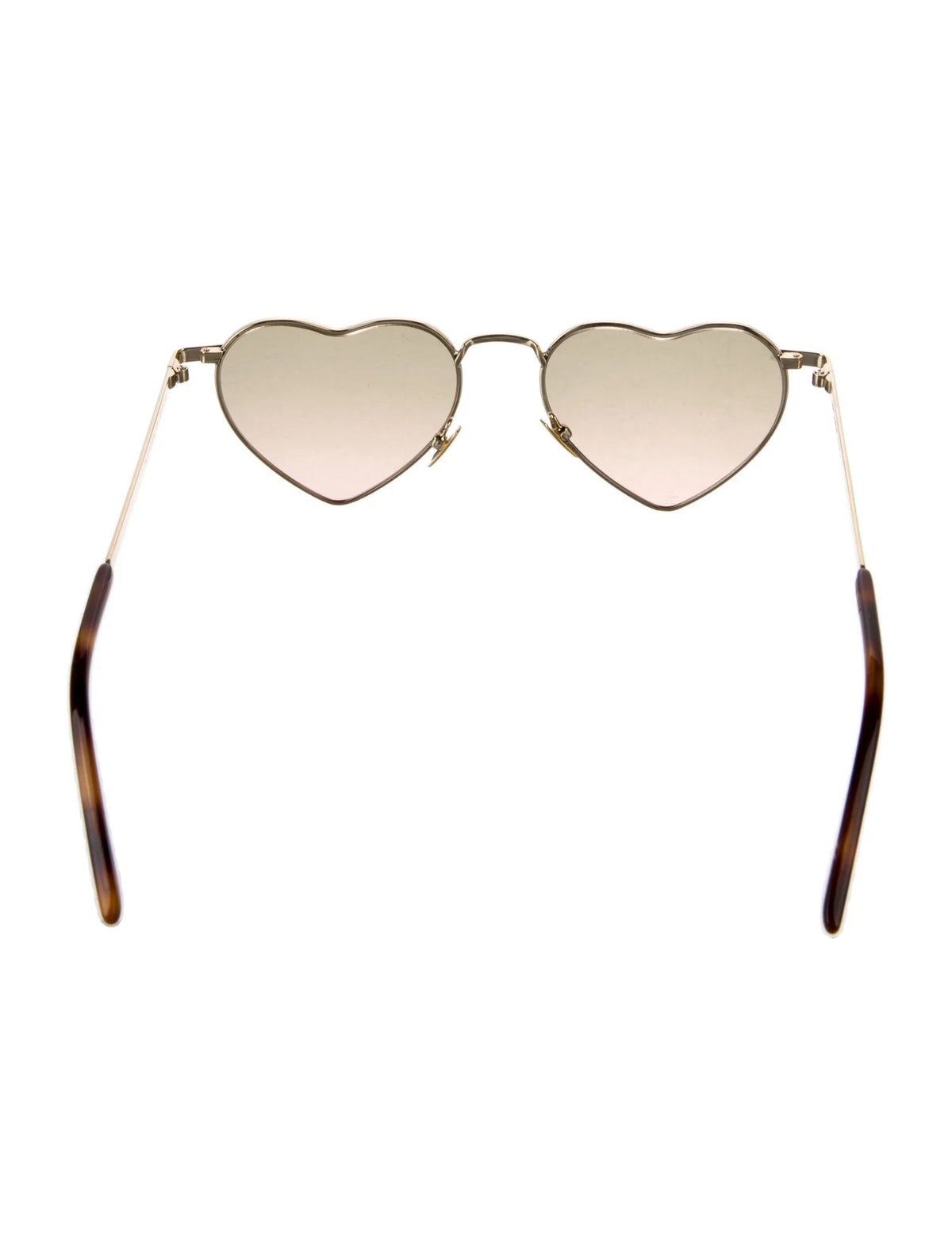 Saint Laurent SL301 LouLou Heart-Shape Gold Frame Sunglasses ladies
