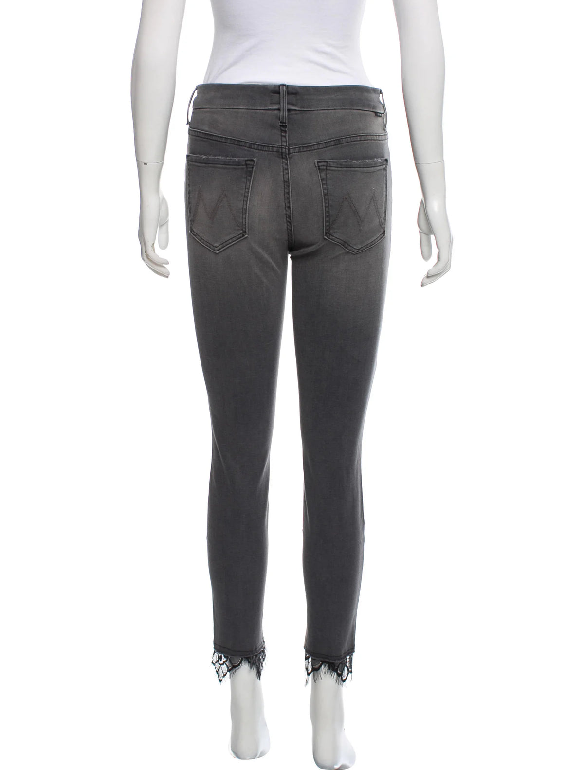MOTHER High Waisted Looker Dagger Ankle Frat in A Luxury Saloon size 27 ladies