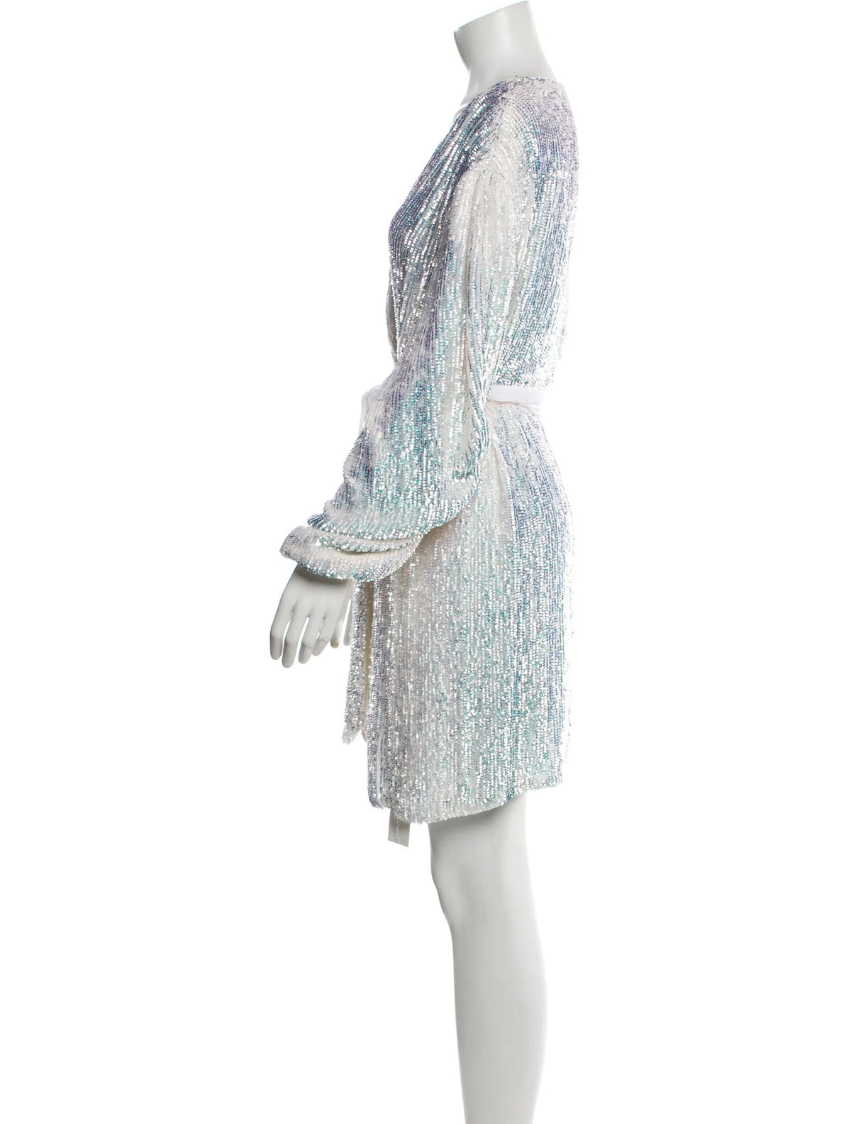 Retrofête Gabrielle iridescent sequin mini robe dress size M medium dress ladies