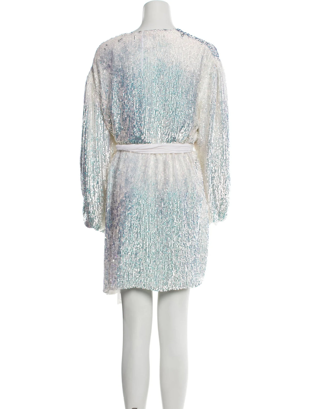 Retrofête Gabrielle iridescent sequin mini robe dress size M medium dress ladies