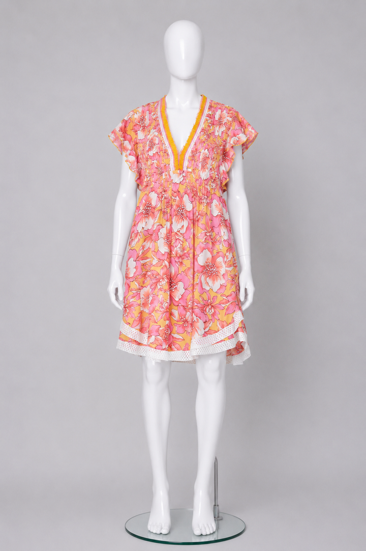 Poupette St Barth Sasha floral minidress size XS ladies