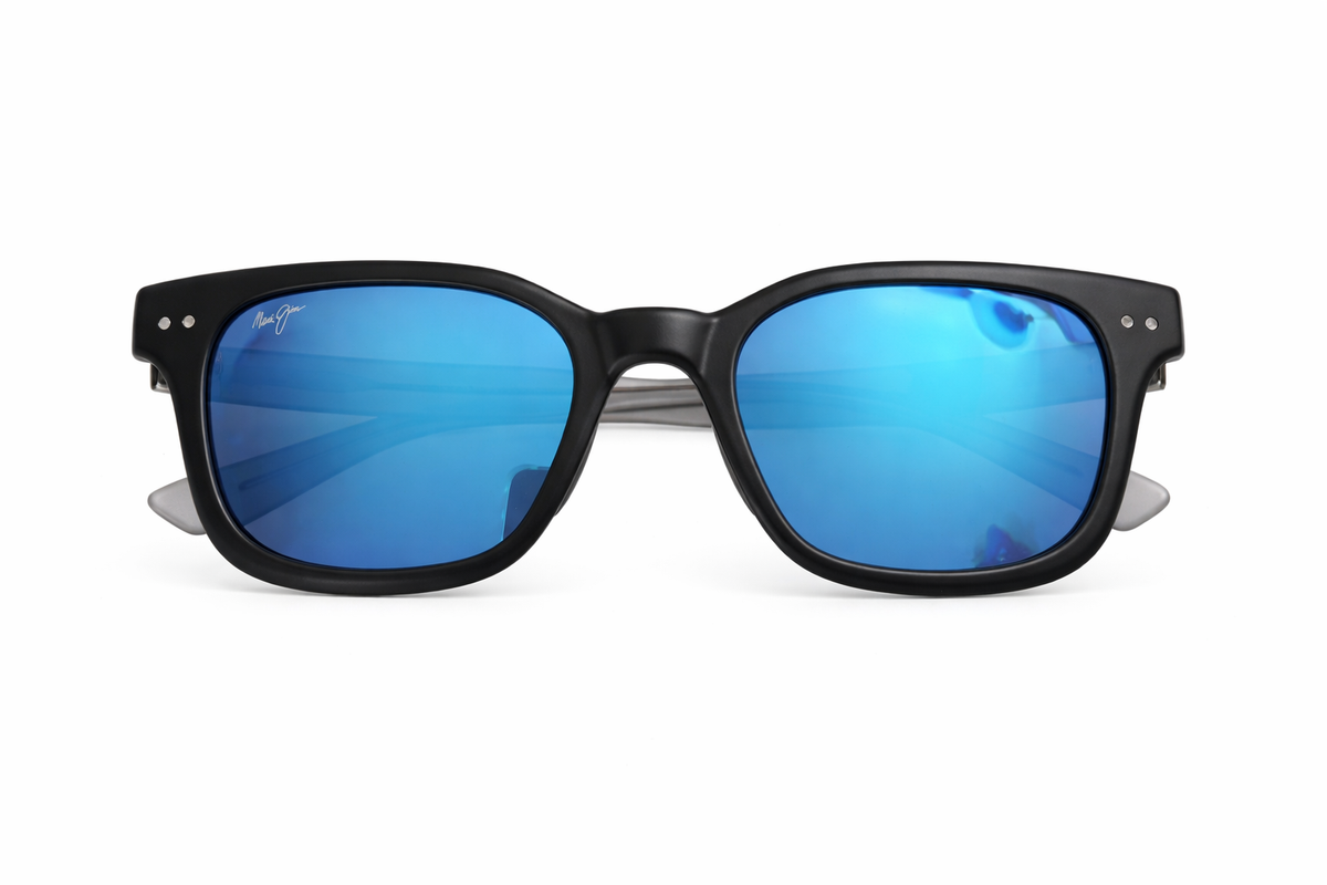 Maui Jim Shore Break Polarized Sunglasses MJ822 in Hawaii Blue Handmade in Italy men