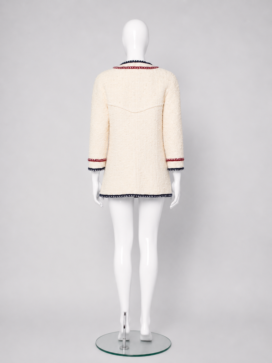 AMAZING CHANEL HAMBURG MÉTIERS D’ ART TWEED BOUCLE JACKET SIZE F 38 LADIES