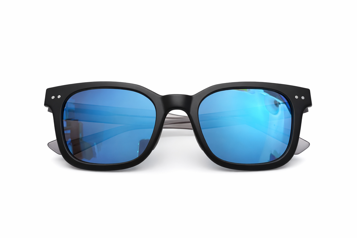 Maui Jim Shore Break Polarized Sunglasses MJ822 in Hawaii Blue Handmade in Italy men