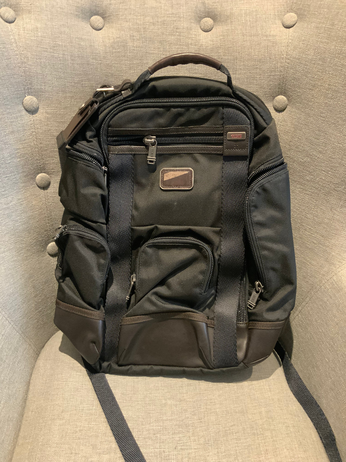 Tumi GREY BALLISTIC NYLON BACKPACK men