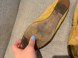 Lanvin round-toe cape toe flat leather shoes flats Sz 38 UK 5 US 8 ladies