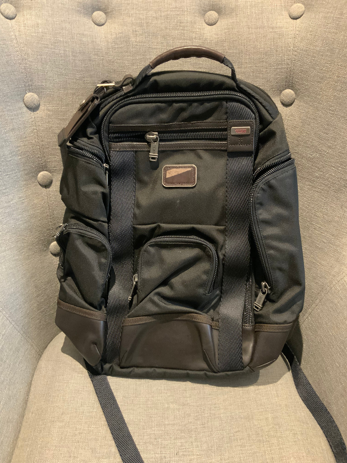Tumi GREY BALLISTIC NYLON BACKPACK men