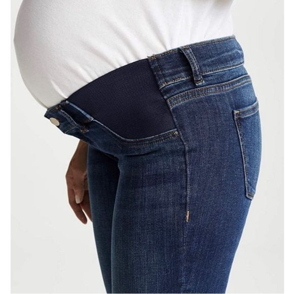 DL1961 Florence Ankle Maternity Jeans in Willoughby Blue Size 25 ladies