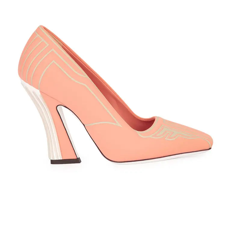 Fendi FFreedom leather heels size 36 UK 3 ladies