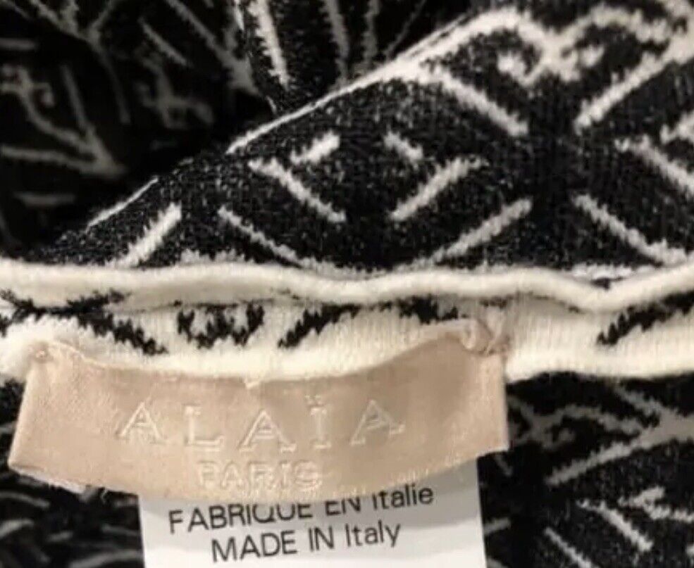 AZZEDINE ALAÏA ALAIA FLUTED KNIT DRESS MOST WANTED F 42 UK 12 US 10 LADIES