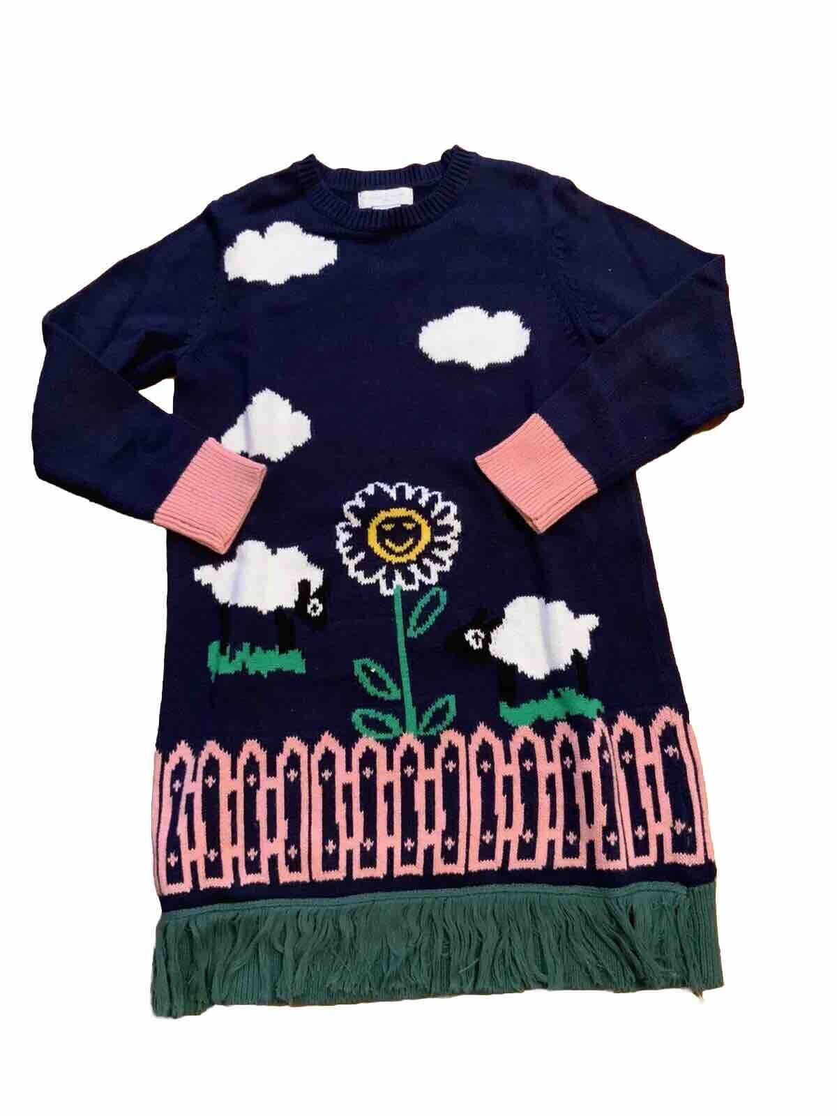 STELLA MCCARTNEY KIDS GIRLS’ Organic Cotton & Merino Wool Knit Dress 8 years children