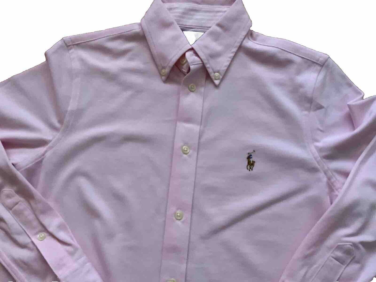 Ralph Lauren Knit Oxford Pink Dress Size S/P small ladies –  Afashionistastore