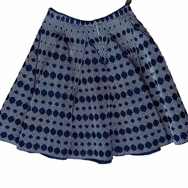 AZZEDINE ALAÏA ALAIA Wool Bland Lurex Flare Mini Skirt F 36 US 4 UK 8 S Small ladies