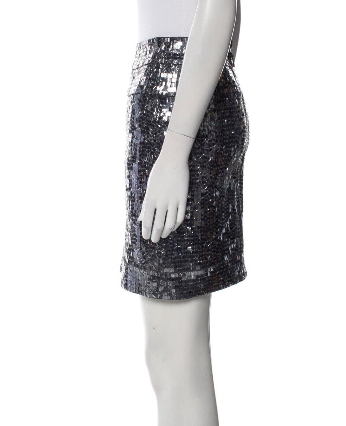 Herve Leger Sequins MOST SEXY bandage Skirt Size XS -seen on celebrities ladies