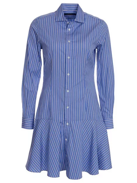 Ralph Lauren Polo Triella Fit and Flare Striped Dress Size US 6 UK 10 –  Afashionistastore