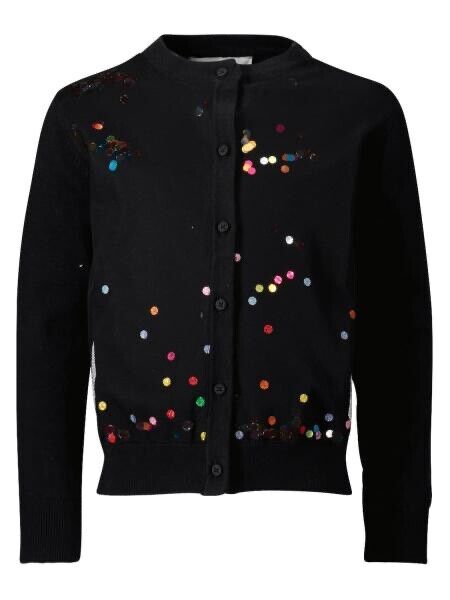 STELLA MCCARTNEY 2024 KIDS GIRLS’ Glitter Polka Dots Cardigan Size 8 years old children