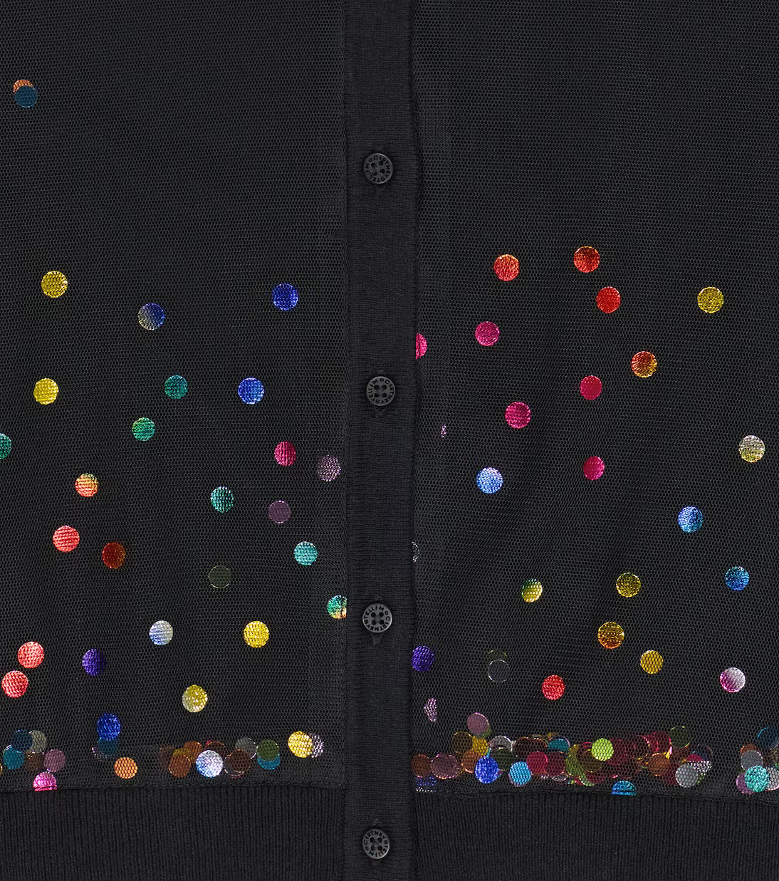 STELLA MCCARTNEY 2024 KIDS GIRLS’ Glitter Polka Dots Cardigan Size 8 years old children