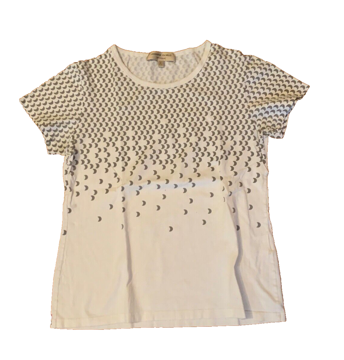 JASMINE DI MILO RUNAWAY COUTURE PRINTED TEE TOP T SHIRT SIZE L LARGE ladies