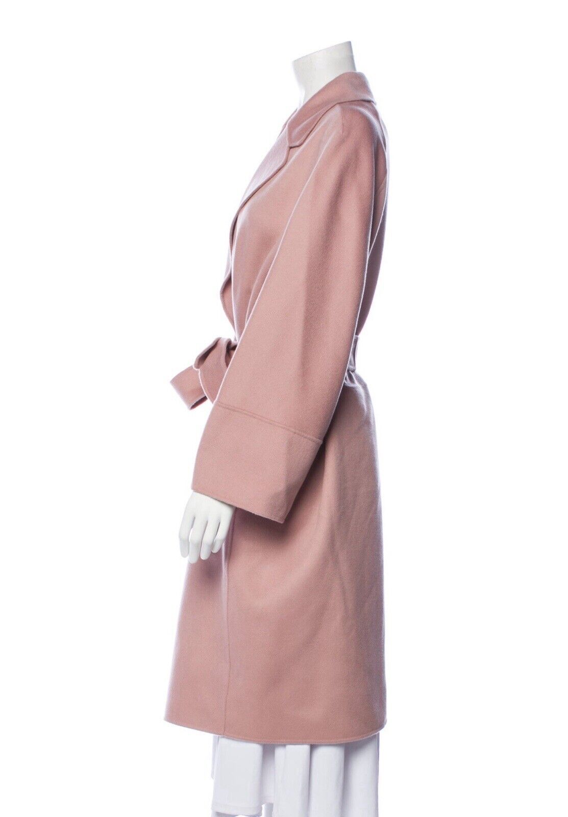 Max Mara ‘S Arona Virgin Wool Mauve Coat Size I 38 F 36 US 4 UK 6 ladies