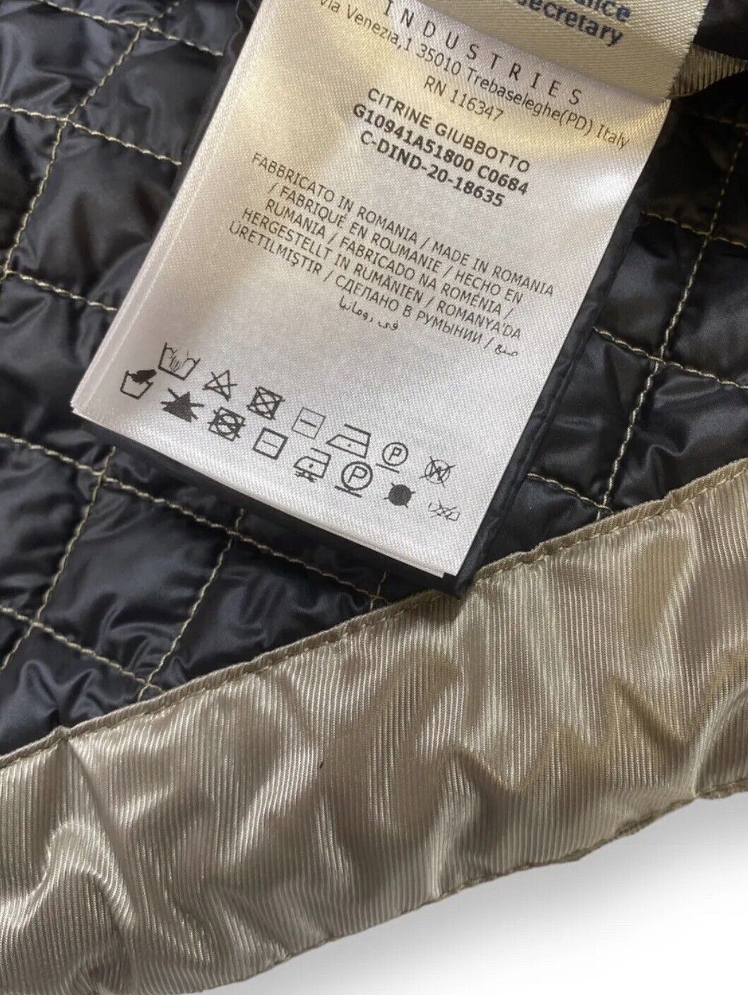 MONCLER GENIUS 1952 CITRINE JACKET NYLON DOWN FEATHERS JACKET - GREY Size 1 S