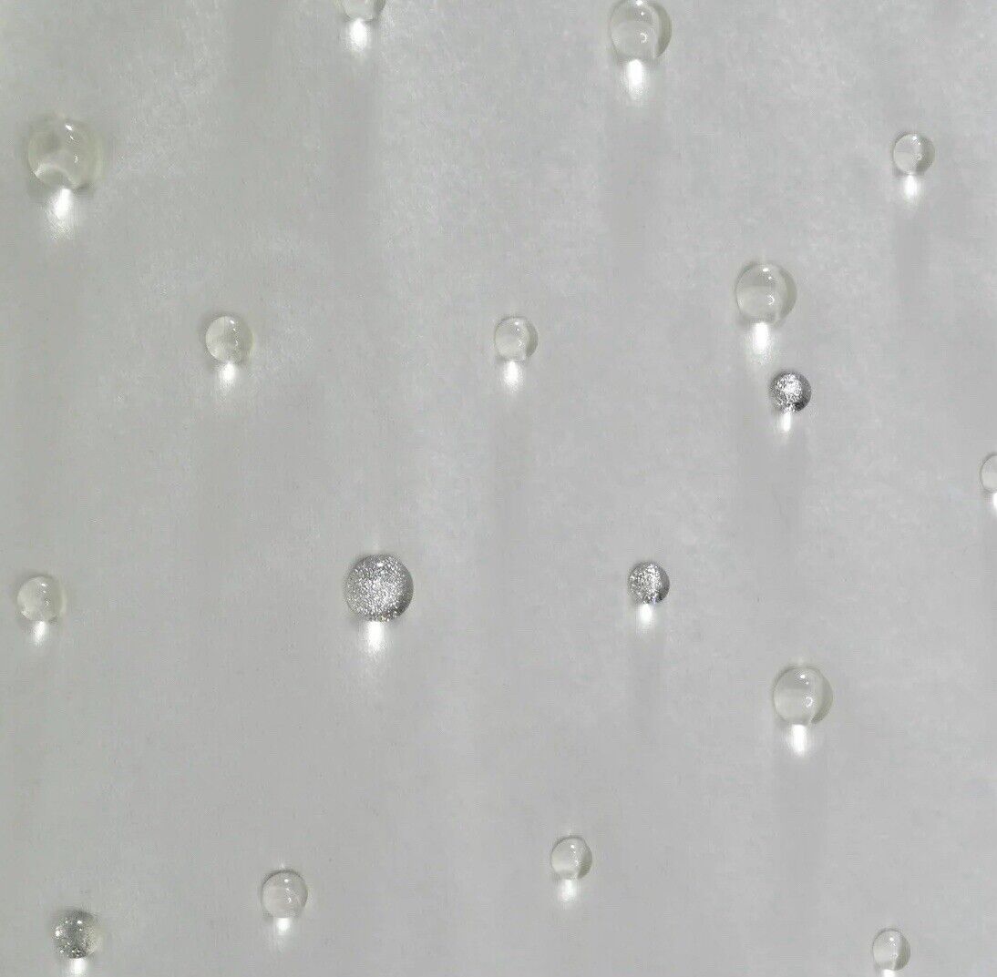 Chanel 2018 Water Drop Embellished Cotton Dress Size F 40 UK 12 US 8 ladies