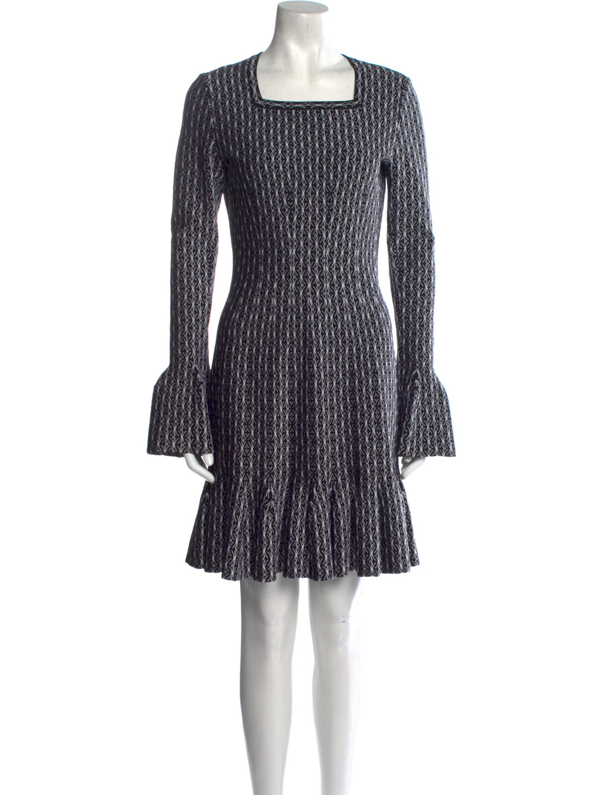 AZZEDINE ALAÏA ALAIA FLUTED KNIT DRESS MOST WANTED F 42 UK 12 US 10 LADIES