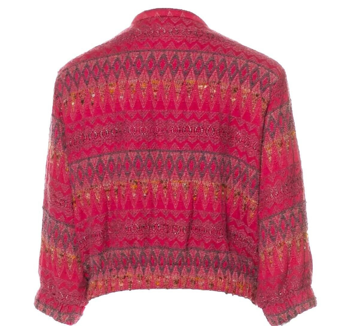 IRO Olathe Tweed Bomber Jacket Size 0 XXS As Seen on Rosie ladies